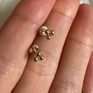 SINGLE mejuri spheres cluster studs